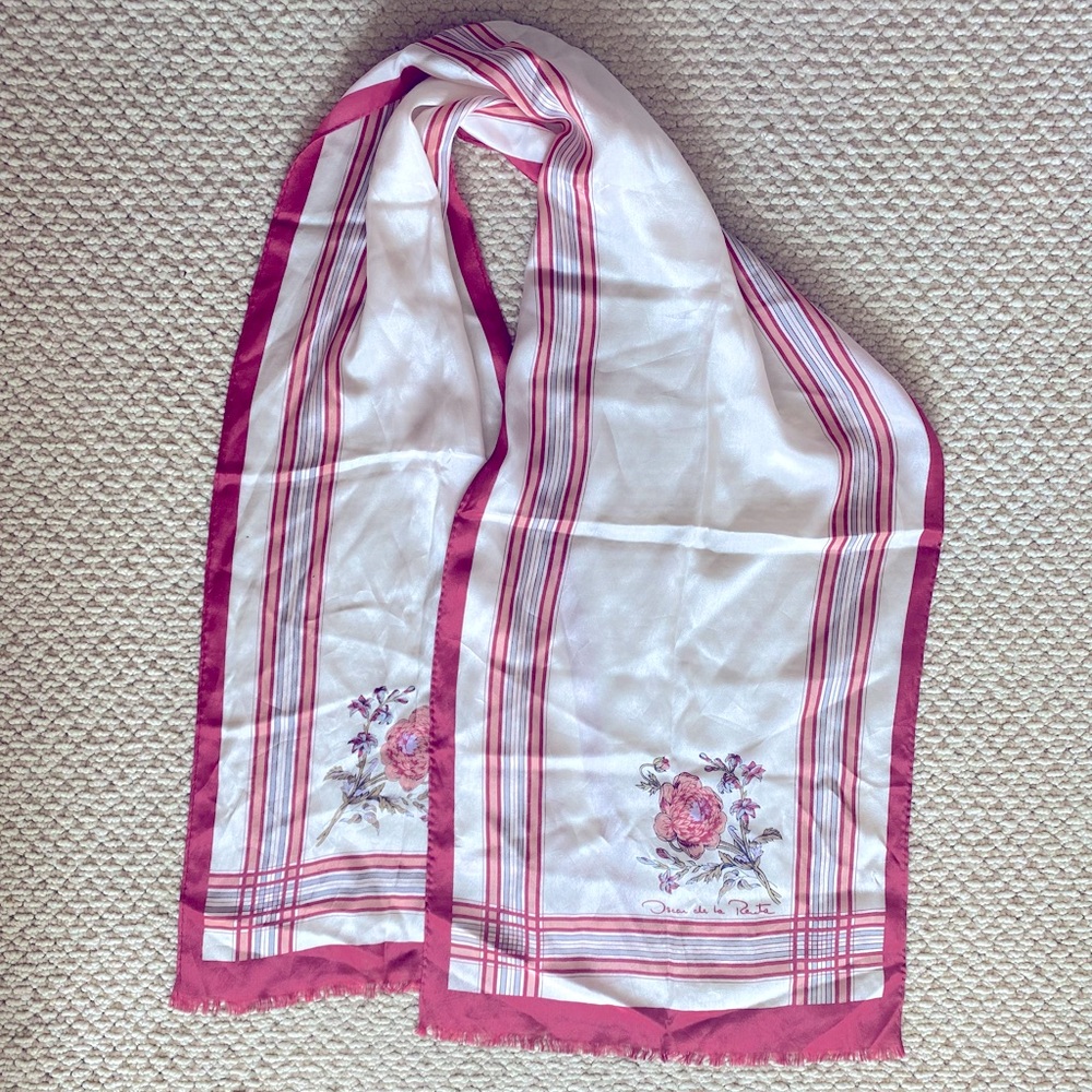 Vintage Oscar de la Renta scarf